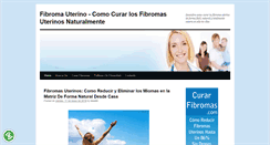 Desktop Screenshot of fibromauterinocura.com